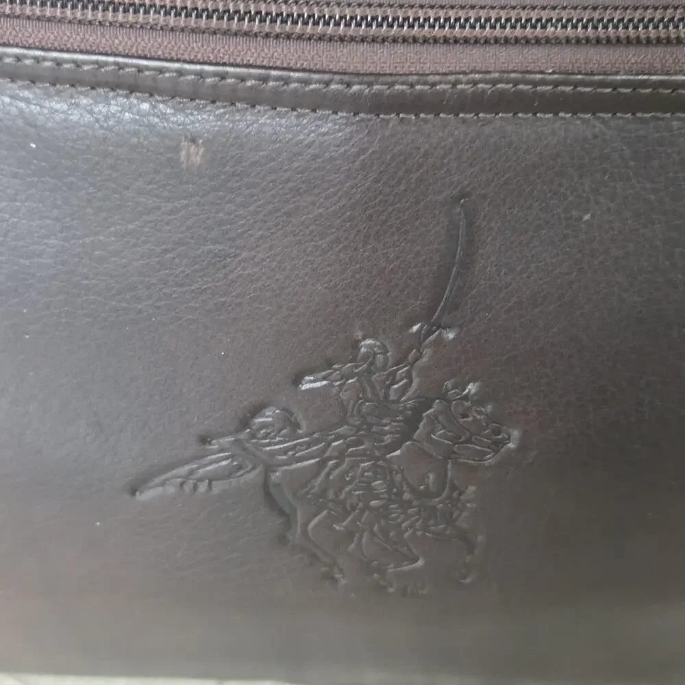 Canyon Outback Leather Goods Briefcase Brown messenger-style hand-assembled